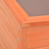 vidaXL Wooden Greenhouse with PC Panels and Open Bottom, 100x50x34 cm, Brown - Image 7 of 8