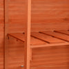 vidaXL Caseta para Herramientas de Madera 128x42x91 cm Marrón - Image 7 of 10