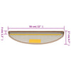 vidaXL Tappetini per scale 15 pz 56x17x3 cm Marrone chiaro Semicircolari - Image 30 of 31