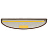 vidaXL Tappetini per scale 15 pz 56x17x3 cm Marrone caffè Semicircolari - Image 5 of 8