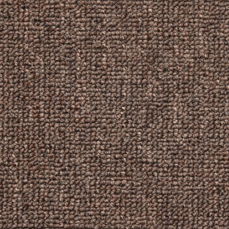 vidaXL Tappetini per scale 15 pz 56x17x3 cm Marrone caffè Semicircolari - Image 7 of 8