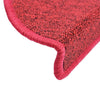 vidaXL Tappetini per scale 15 pz 56x17x3 cm Rossi semicircolari - Image 7 of 9