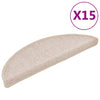 vidaXL Tappetini per scale 15 pz 56x17x3 cm Talpa Semicircolari - Image 2 of 8