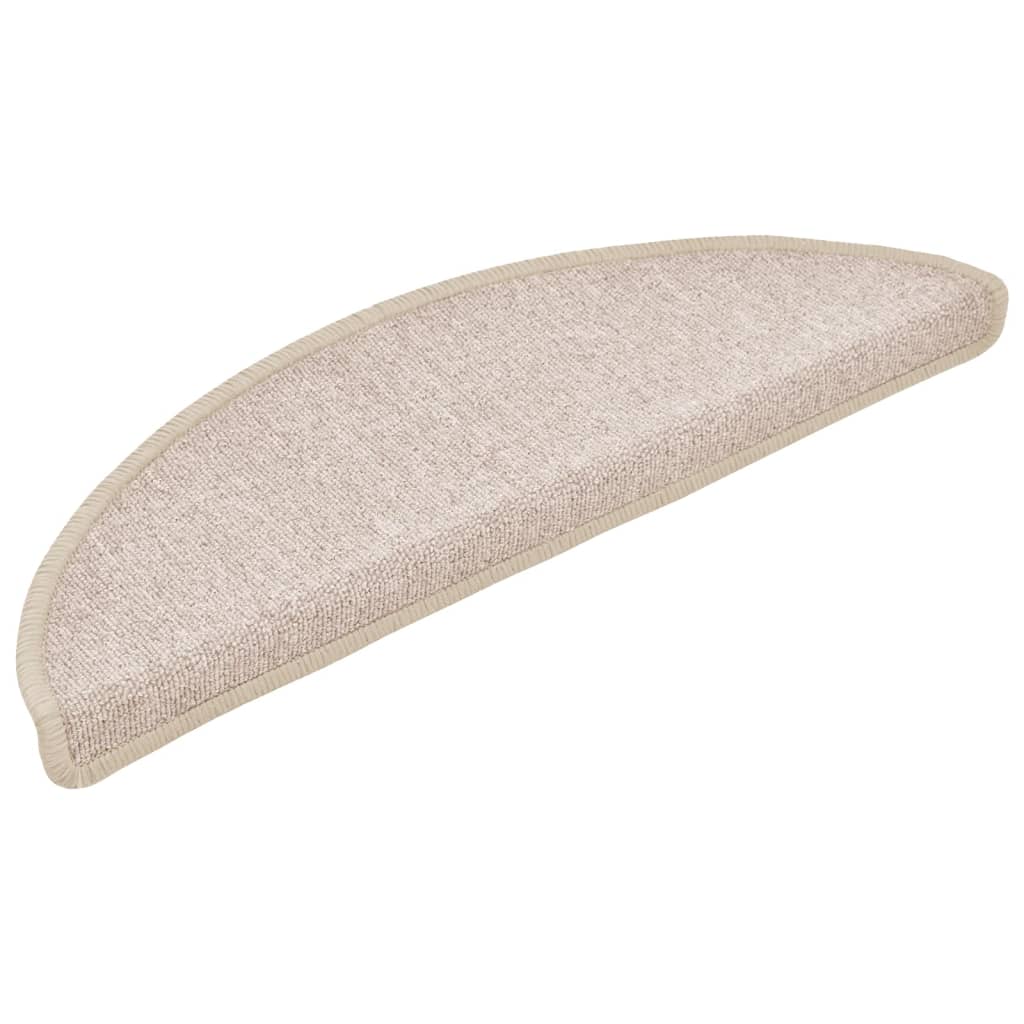 vidaXL Tappetini per scale 15 pz 56x17x3 cm Talpa Semicircolari - Image 3 of 8