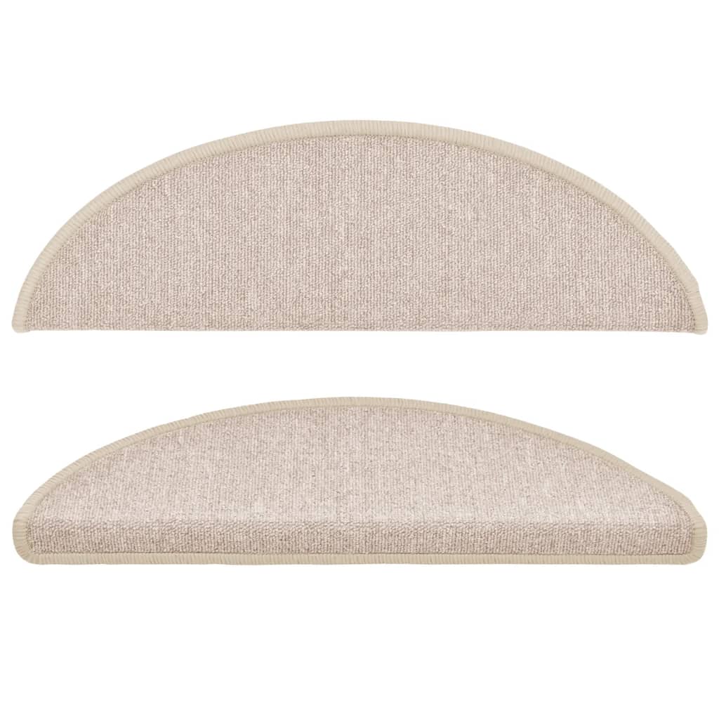 vidaXL Tappetini per scale 15 pz 56x17x3 cm Talpa Semicircolari - Image 4 of 8