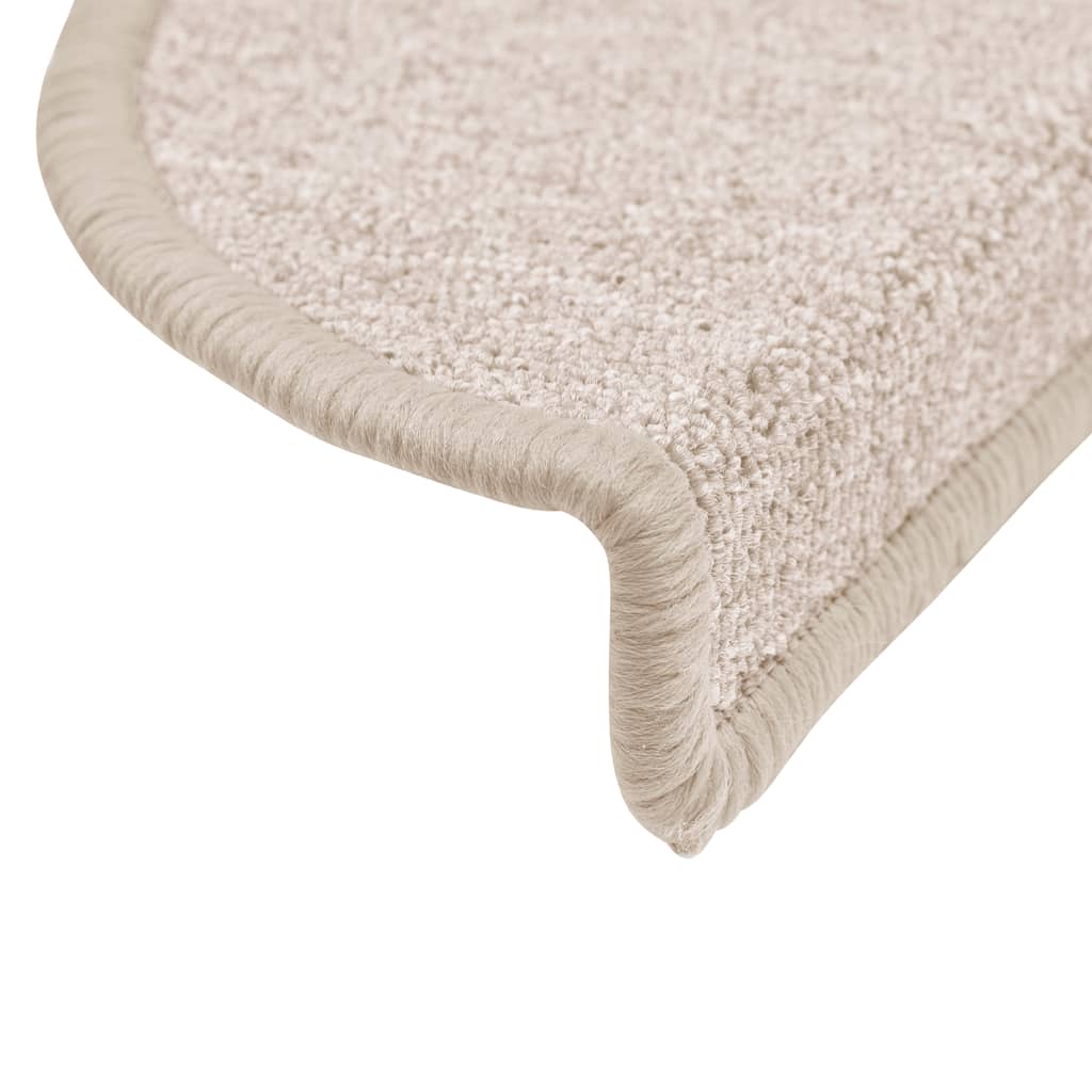 vidaXL Tappetini per scale 15 pz 56x17x3 cm Talpa Semicircolari - Image 6 of 8