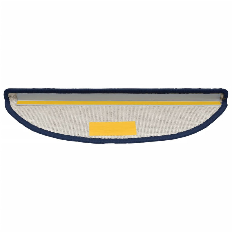 vidaXL Tappetini per scale 10 pz 56x17x3 cm blu semicircolari - Image 29 of 48