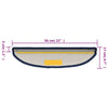 vidaXL Tappetini per scale 10 pz 56x17x3 cm blu semicircolari - Image 48 of 48