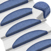 vidaXL Tappetini per scale 10 pz 56x17x3 cm blu semicircolari - Image 5 of 48