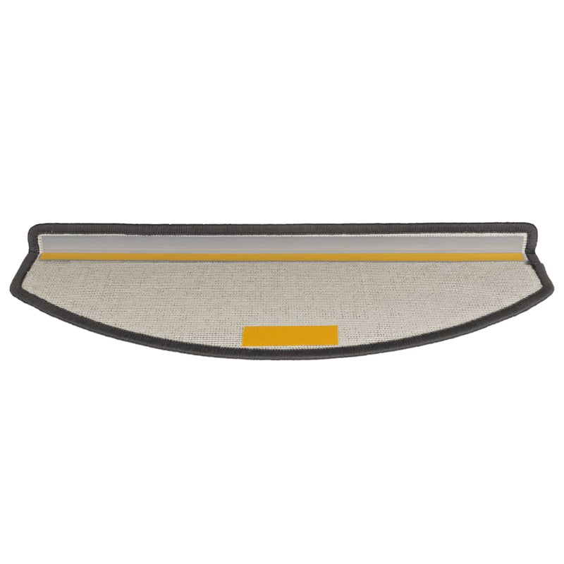 vidaXL Tappetini per scale 15 pz 65x24x4 cm Grigio scuro Semicircolari Grandi - Image 5 of 9