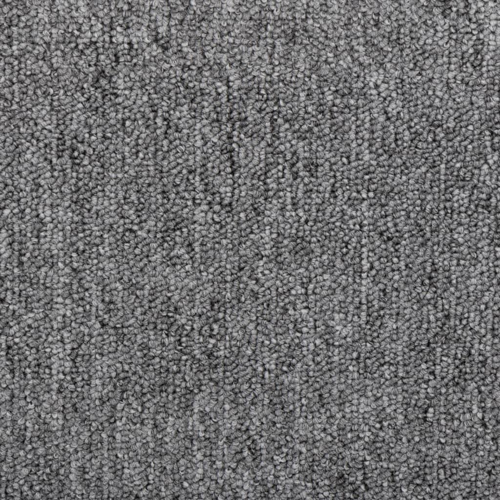 vidaXL Tappetini per scale 15 pz 65x24x4 cm Grigio scuro Semicircolari Grandi - Image 8 of 9