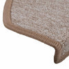 vidaXL Tappetini per scale 15 pz 65x24x4 cm Marrone chiaro Semicircolari Grandi - Image 7 of 9
