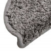 vidaXL Tappetini per scale 15 pz 56x17x3 cm Grigio Semicircolari - Image 6 of 8