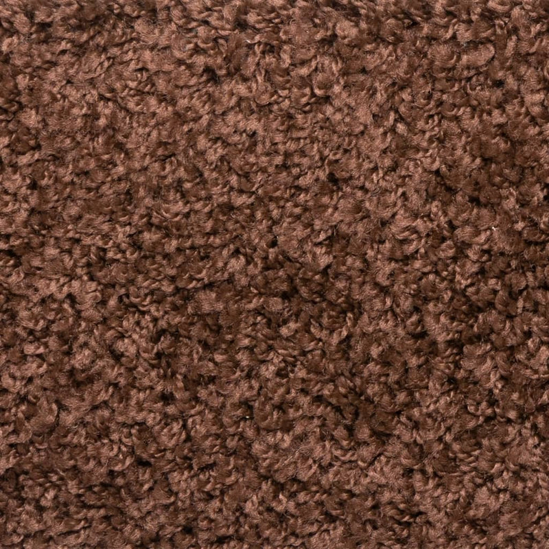 vidaXL Tappetini per scale 15 pz 56x17x3 cm Marrone Semicircolari - Image 7 of 8