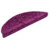 vidaXL Tappetini per scale 15 pz 56x17x3 cm Viola Semicircolari - Image 3 of 8