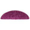 vidaXL Tappetini per scale 15 pz 56x17x3 cm Viola Semicircolari - Image 6 of 8