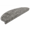 vidaXL Tappetini per scale 15 pz 65x21x4 cm Grigio Semicircolari Grandi - Image 3 of 9
