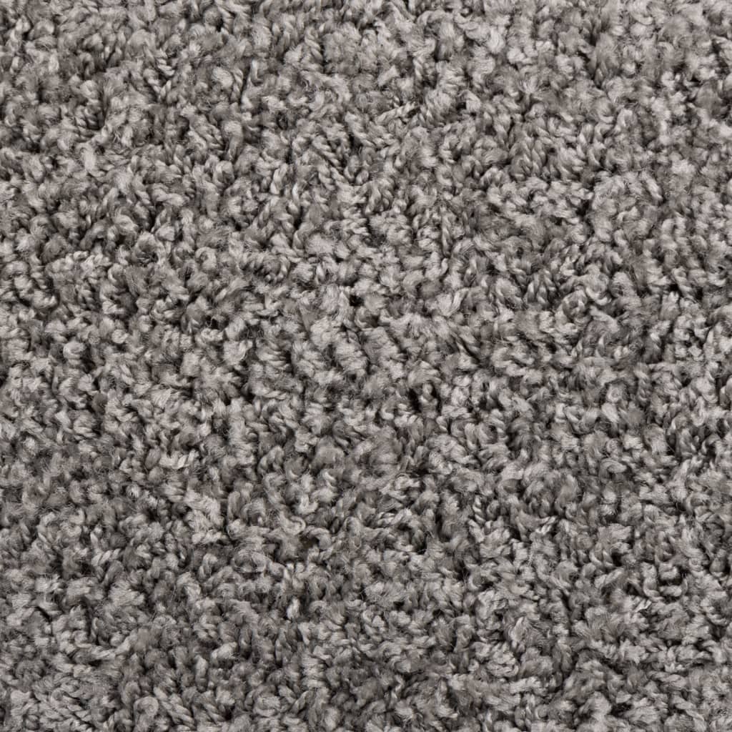 vidaXL Tappetini per scale 15 pz 65x21x4 cm Grigio Semicircolari Grandi - Image 8 of 9