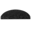 vidaXL Tappetini per scale 15 pz 65x21x4 cm Nero Semicircolari Grandi - Image 6 of 9