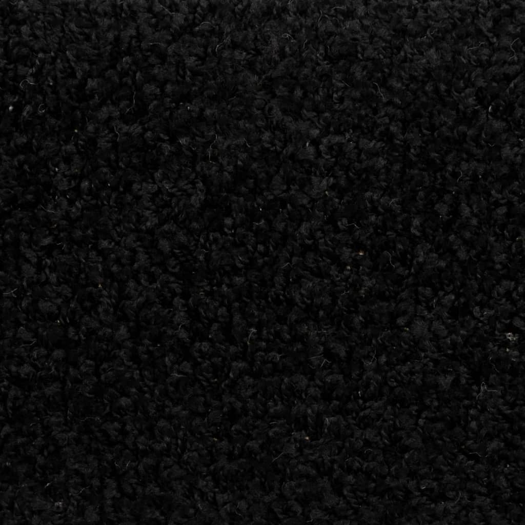 vidaXL Tappetini per scale 15 pz 65x21x4 cm Nero Semicircolari Grandi - Image 8 of 9