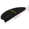 vidaXL Tappetini per scale 15 pz 65x21x4 cm Nero Semicircolari Grandi - Image 9 of 9