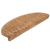 vidaXL Tappetini per scale 15 pz 65x21x4 cm Beige Semicircolari Grandi - Image 3 of 9