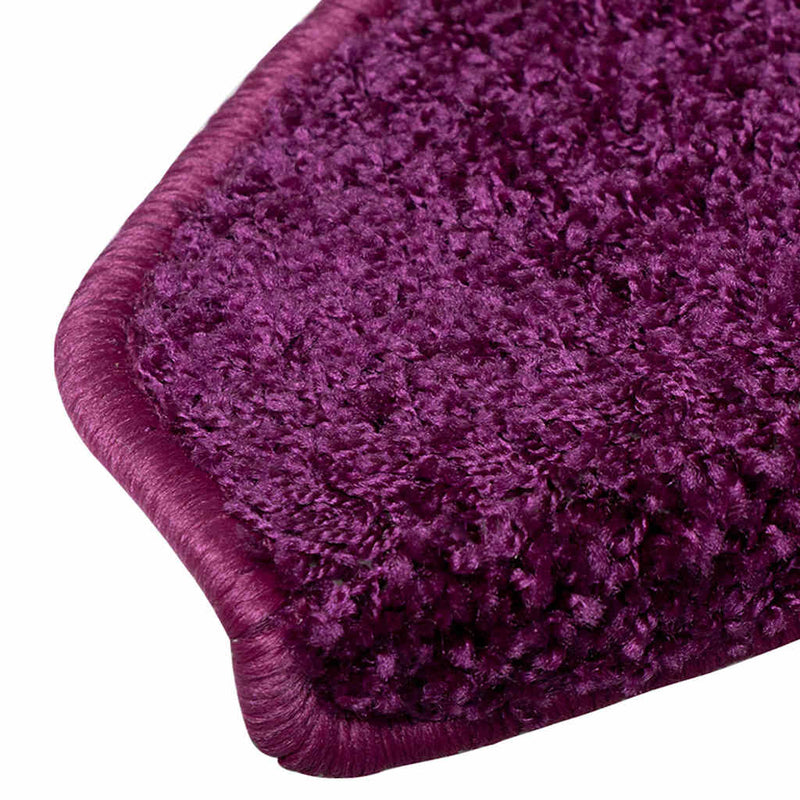 vidaXL Tappetini per scale 15 pz 65x21x4 cm Viola Semicircolari Grandi - Image 8 of 9
