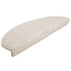 vidaXL Tappetini per scale 15 pz 65x21x4 cm Bianco Semicircolari Grandi - Image 3 of 9