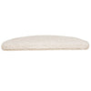 vidaXL Tappetini per scale 15 pz 65x21x4 cm Bianco Semicircolari Grandi - Image 4 of 9