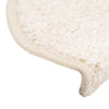 vidaXL Tappetini per scale 15 pz 65x21x4 cm Bianco Semicircolari Grandi - Image 7 of 9