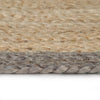 vidaXL Tappeto Lavorato a Mano in Juta con Bordo Grigio 90 cm - Image 6 of 16