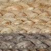 vidaXL Tappeto Lavorato a Mano in Juta con Bordo Grigio 150 cm - Image 3 of 4
