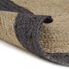 vidaXL Tappeto Lavorato a Mano in Juta con Bordo Grigio 90 cm - Image 4 of 16