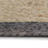 vidaXL Tappeto Lavorato a Mano in Juta con Bordo Grigio 90 cm - Image 5 of 16