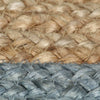 vidaXL Tappeto Lavorato a Mano in Juta con Bordo Verde Oliva 90 cm - Image 6 of 8