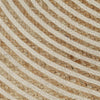 vidaXL Tappeto Lavorato a Mano in Juta Design a Spirale Bianco 90 cm - Image 7 of 9