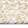 Tappeto Artigianale in Juta e Cotone Bianco e Naturale, Ø 150 cm - Image 2 of 3