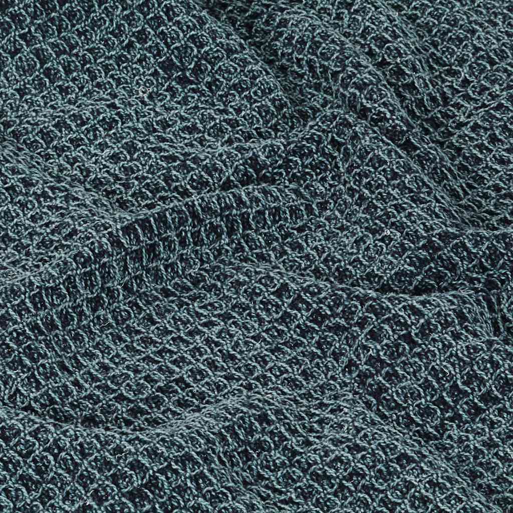 vidaXL Copriletto in Cotone 125x150 cm Indaco - Image 3 of 3