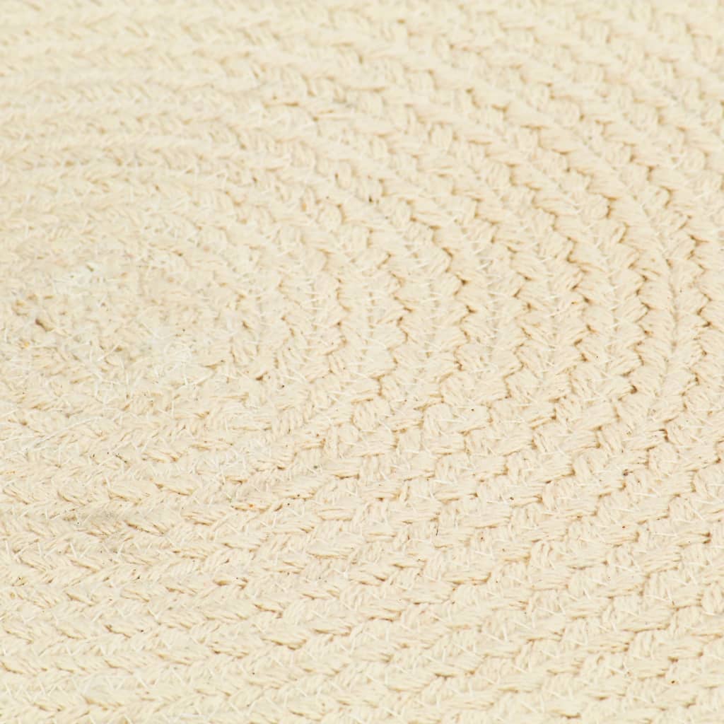 vidaXL Tovagliette 4 pz Naturale Neutro 38 cm Rotonde in Juta - Image 4 of 4