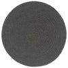 vidaXL Tovagliette 4 pz Grigio Scuro Neutro 38cm Rotonde in Juta - Image 1 of 2