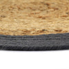 vidaXL Tovagliette 6 pz Naturale e Antracite 38 cm in Juta e Cotone - Image 2 of 2