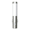 Lampade da parete per esterni in Acciaio Inossidabile con Sensore di Movimento, 35 cm Altezza, Argento (2 pezzi) - immagine 2 | SolPatio - Image 2 of 4