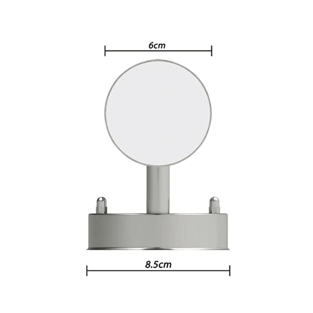 Lampade da parete per esterni in Acciaio Inossidabile con Sensore di Movimento, 35 cm Altezza, Argento (2 pezzi) - immagine 3 | SolPatio - Image 3 of 4