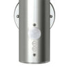 Lampade da parete per esterni in Acciaio Inossidabile con Sensore di Movimento, 35 cm Altezza, Argento (2 pezzi) - immagine 4 | SolPatio - Image 4 of 4