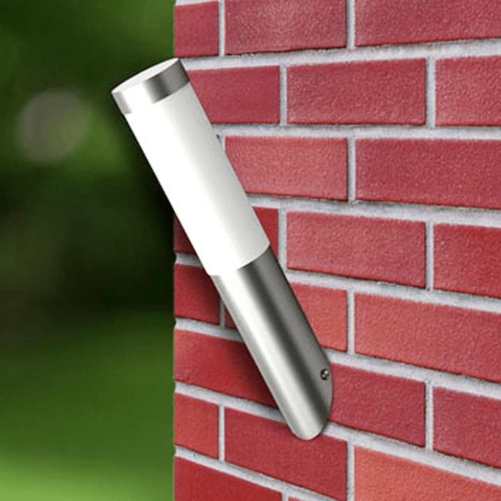 vidaXL Outdoor Wall Lights, Stainless Steel, Set of 2, 6 x 36 cm, Silver - Image 3 of 9