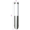 vidaXL Outdoor Wall Lights, Stainless Steel, Set of 2, 6 x 36 cm, Silver - Image 8 of 9