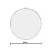 vidaXL Stainless Steel Wall Lights with Motion Sensor, 6 x 36 cm, Silver (Set of 2) - Image 3 of 4