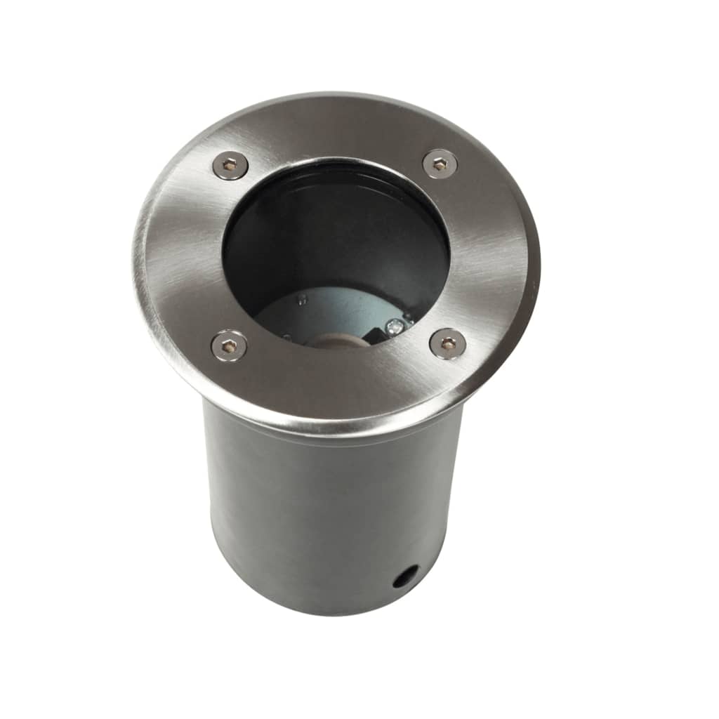 vidaXL Faretti Carrabili da Esterno 12 pz Rotondi IP67, Acciaio Inossidabile, Altezza 15 cm, Argento - Image 2 of 3