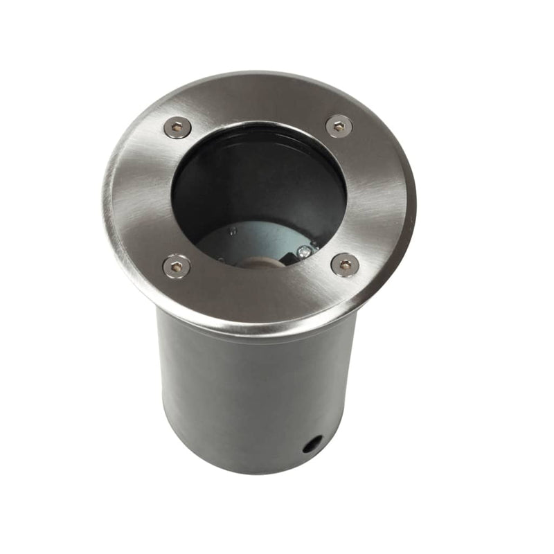 vidaXL Faretti Carrabili da Esterno 12 pz Rotondi IP67, Acciaio Inossidabile, Altezza 15 cm, Argento - Image 2 of 3