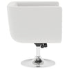 vidaXL Set de 2 Sillas de Bar Giratorias en Similpiel, Asiento 63 x 56 cm, Blanco - Image 4 of 10
